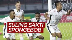 Berita video pemain-pemain di Shopee Liga 1 2020 yang telah menunjukkan selebrasi gol dengan goyang TikTok berlagu Suling Sakti Spongebob. Siapa saja mereka?