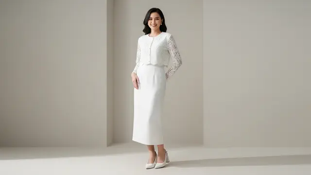 Model Baju Bridesmaid Cardigan Modern/ Ilustrasi AI