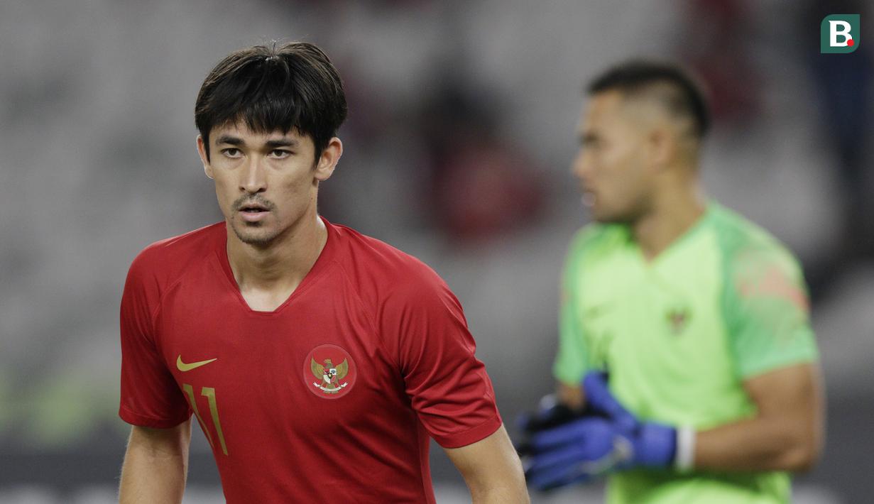 Bek Timnas Indonesia, Gavin Kwan, saat melawan Timor Leste pada laga Piala AFF 2018 di SUGBK, Jakarta, Selasa (13/11). Indonesia menang 3-1 atas Timor Leste. (Bola.com/M. Iqbal Ichsan)