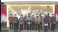 Menko Airlangga, dalam konferensi pers pengendalian inflasi di daerah, Kamis (1/9/2022).