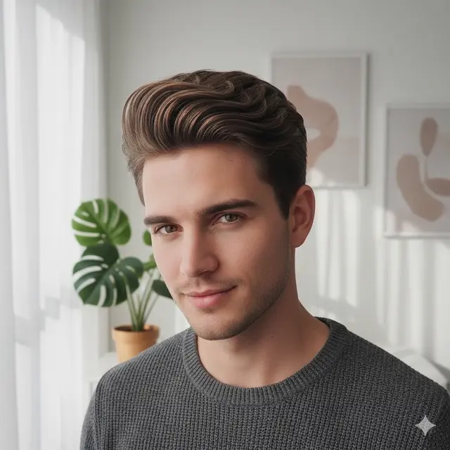 Model Warna Rambut Pria Hilight