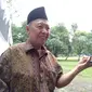 Hamzah Haz Melakukan Pencoblosan pada  Pemilu 2019 di TPS 10 Kuningan, Jakarta Selatan pada Rabu, 17 April 2019 (Foto: Khairuni Cesario/Liputan6.com)
