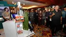 Rabu (30/4/14) pukul 10.00, Presiden Susilo Bambang Yudhoyono mengunjungi pameran di Bidakara, Jakarta (Liputan6.com/Herman Zakharia)