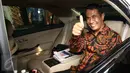 Menteri Pertanian, Andi Amran Sulaiman usai berdiskusi dengan Pimpinan KPK, Jakarta, Jumat (24/2). Pertemuan tersebut membahas tatakelola pangan sebagai sektor strategis yang menjadi salah satu prioritas KPK. (Liputan6.com/Helmi Afandi)