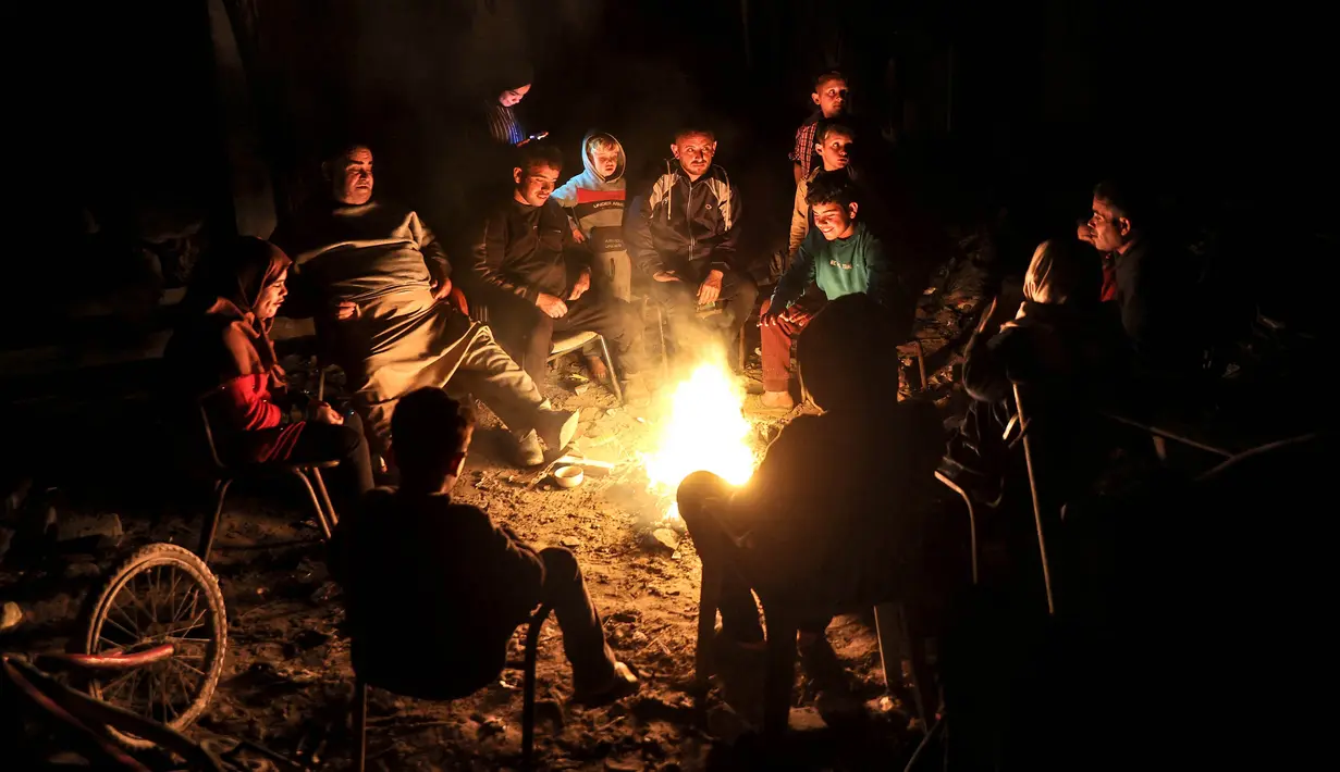 Perserikatan Bangsa Bangsa mengatakan 92 persen rumah di Gaza telah rusak atau hancur akibat pertempuran antara Hamas dan Israel yang terjadi sejak 7 Oktober 2023. (Omar AL-QATTAA/AFP)