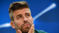Bek Barcelona asal Spanyol, Gerard Pique. (AFP/Lluis Gene)