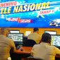 Peluncuran tilang elektronik di Polda Riau olek Kapolri secara virtual. (Liputan6.com/M Syukur)