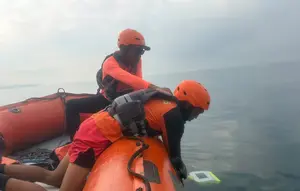 Drone Thermal Dikerahkan Cari Nelayan Tersapu Ombak di Pantai Medewi