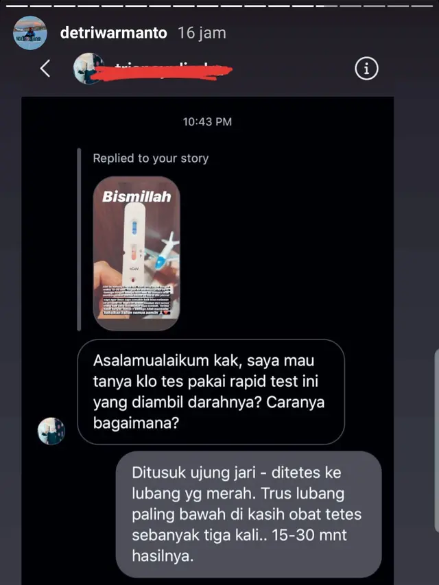 Unggahan Detri Warmanto. (Foto: INstagram @detriwarmanto)