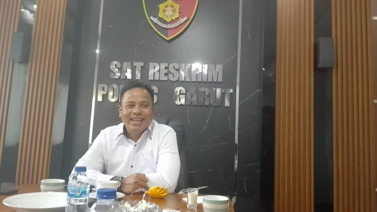 Kasat Reskrim Polres Garut AKP Ari Rinaldo, saat ditemui di Kantornya, Senin (1/7/2024). (Liputan6.com/Jayadi Supriadin)