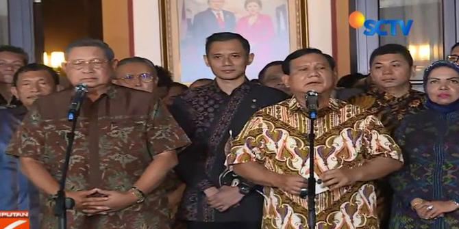 SBY: Kami Ingin Pak Prabowo Menang dalam Pemilihan Presiden