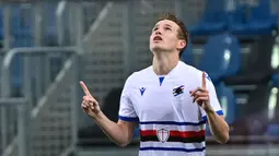 Jakub Jankto - Ia memiliki tren positif bersama klubnya, Sampdoria. Pada musim ini Jankto mampu membuat 37 penampilan di semua ajang pertandingan. Pemain yang menjalani debutnya di tahun 2017 ini, dipercaya untuk memperkuat lini tengah Timnas Ceko pada gelaran Euro 2020. (Foto: AFP/Miguel Medina)