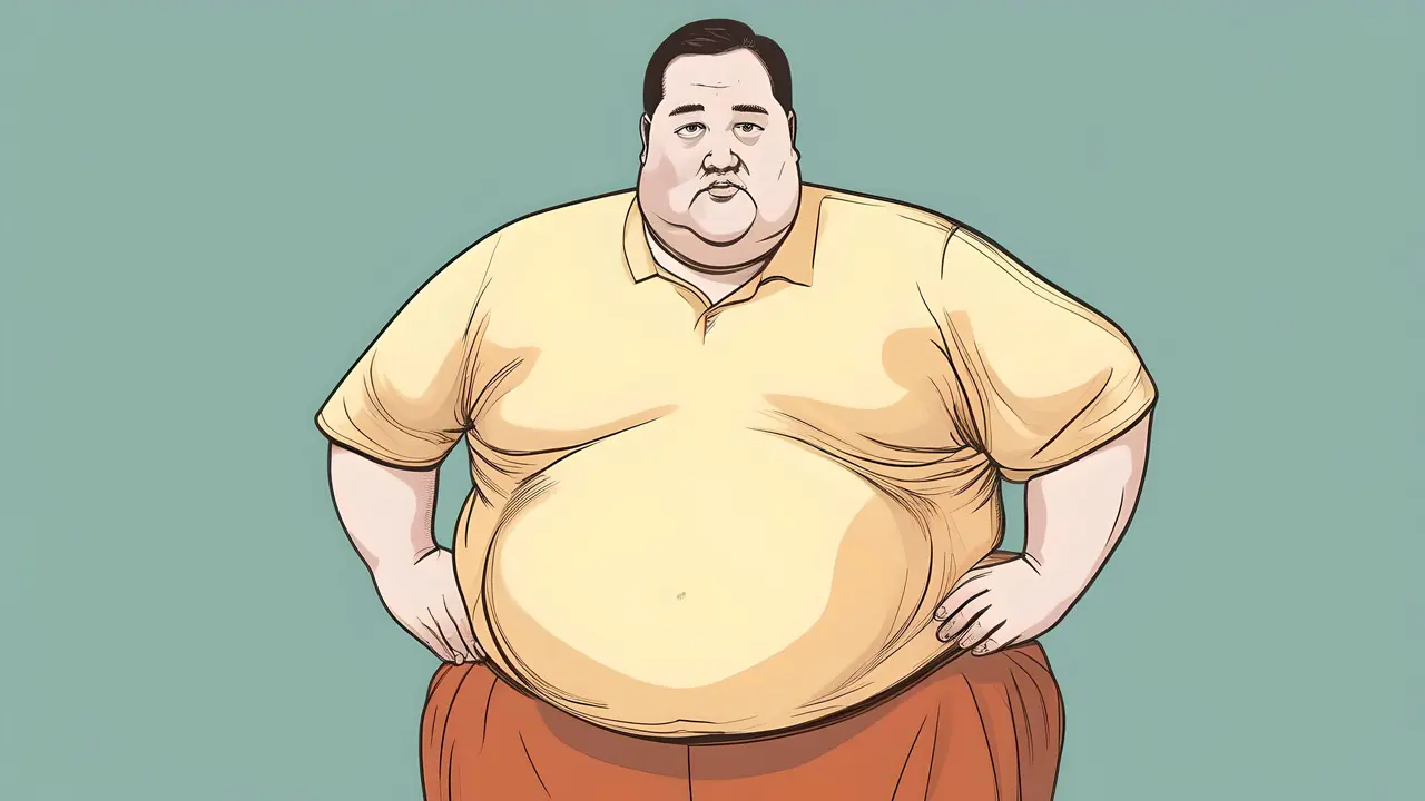 Perut Buncit Ganggu Keperkasaan Pria? Coba Tips Jitu dari Dr. Zaidul Akbar! (Ilustrasi Perut Buncit/Obesitas/Overweight by AI)