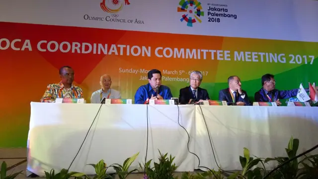 Panitia Penyelenggara Asian Games 2018 (INASGOC) dan Dewan Olimpiade Asia (OCA) menyepakati Asian Games 2018