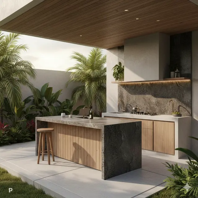 Model Kitchen Set Outdoor