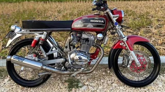 10 Potret Modifikasi Honda CB Herex Style, Ciri Khas Modif Klasik Ala Jawa Tengah-Jawa Timur