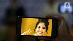 Diketahui, Mary Jane Veloso merupakan seorang warga Filipina yang menjadi terpidana mati kasus narkoba di Indonesia sejak tahun 2015. (Liputan6.com/Herman Zakharia)