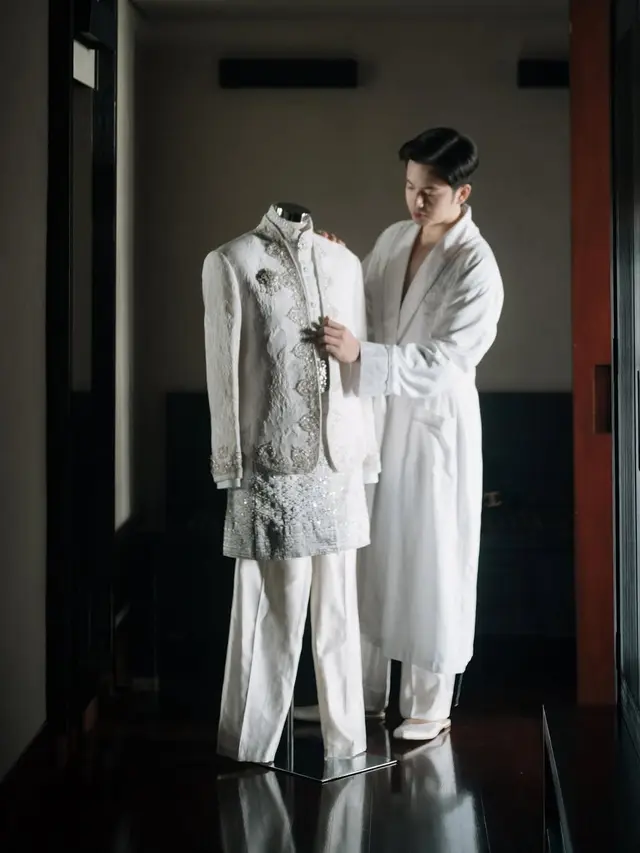 Desainer Didiet Maulana Ungkap Cerita Romantis di Balik Busana Pengantin Shenina Cinnamon dan Angga Yunanda