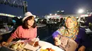 Untuk urusan berbuka Anisa Rahma memilih hidangan yang ringan. (Nizar Zulmi/Bintang.com)