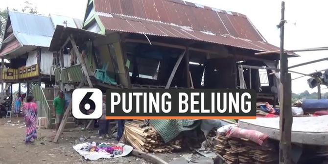 VIDEO: Angin Puting Beliung Menyapu 67 Rumah Warga