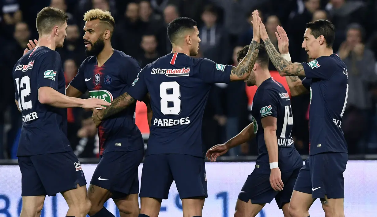6. Paris Saint Germain memiliki rating bintang lima dengan overall rating 84. (AFP/Philippe Lopez)