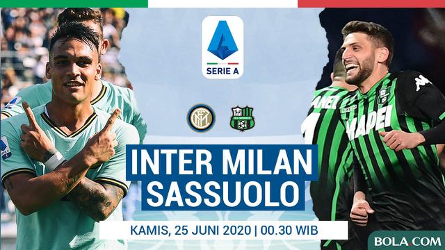 Serie A - Inter Milan Vs Sassuolo - Head to Head Pemain