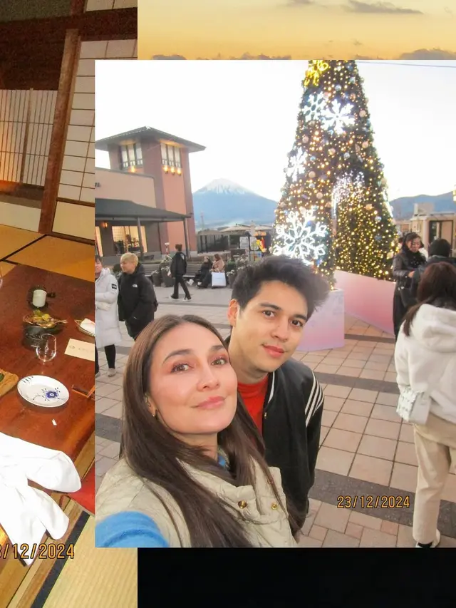 6 Potret Luna Maya Liburan Bareng Maxime Bouttier di Jepang, Tampil Tanpa Makeup