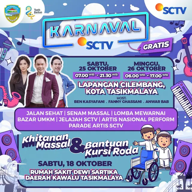 Karnaval SCTV Tasikmalaya. (SCTV)