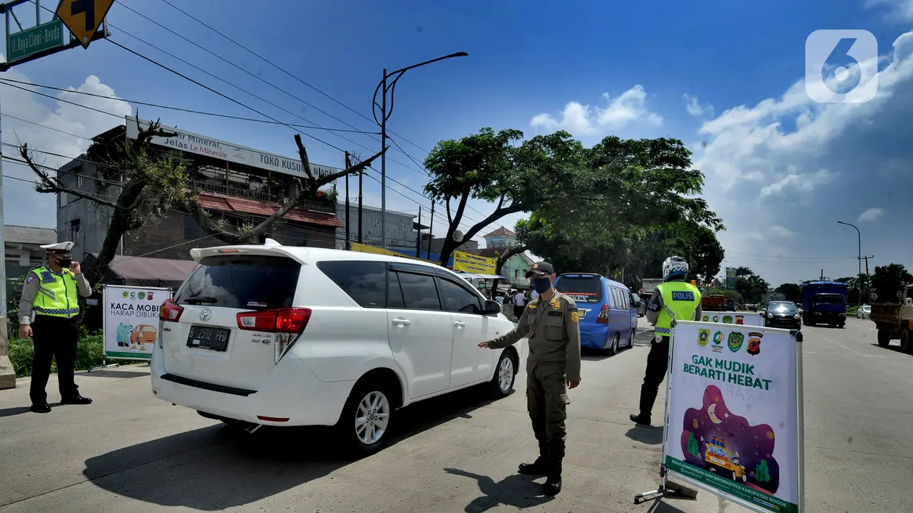 Cegah Warga Mudik, Polres Bogor Dirikan Pos Pengawasan