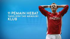 Video listikal 11 pemain hebat yang kini tak memiliki klub seperti Nicklas Bendtner yang dilepas Wolfsburg