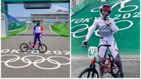 Sepeda produksi pabrikan Gresik digunakan di atlet Prancis di Olimpiade 2020. (Dian Kurniawan/Liputan6.com)