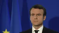 Presiden Prancis terpilih, Emmanuel Macron, pernah menjalani profesi sebagai pesepak bola. (AFP/Lionel Bonaventure)