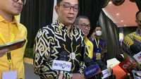 Gubernur Jawa Barat Ridwan Kamil menghadir perayaan puncak HUT Partai Golkar di Jakarta. (Liputan6.com/Delvira Hutabarat)