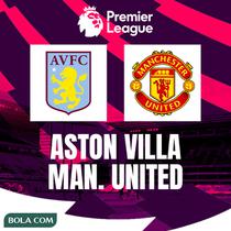 Premier League - Aston Villa Vs Manchester United (Bola.com/Adreanus Titus)