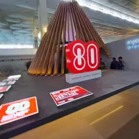 Sambut HUT RI, Rumah Adat Waerebo hingga Borobudur Hadir di Bandara Soetta