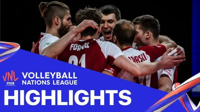 VIDEO: Highlights Volleyball Nations League, Tim Voli Putra Polandia Menang Mudah Melawan Jepang 3-0
