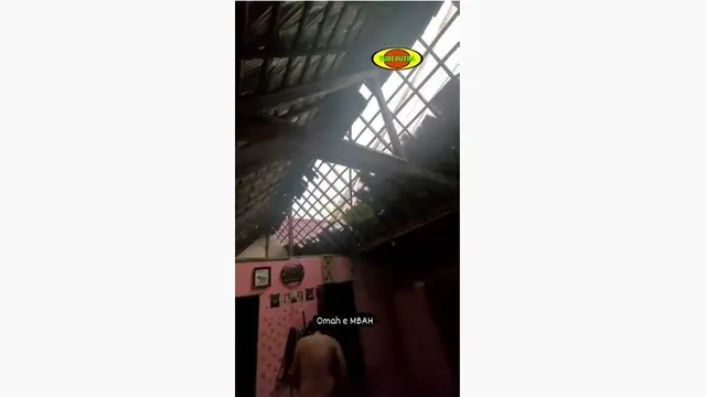 Diterjang Puting Beliung, Ini 6 Potret Kondisi Kantor Denny Caknan yang Porak-Poranda