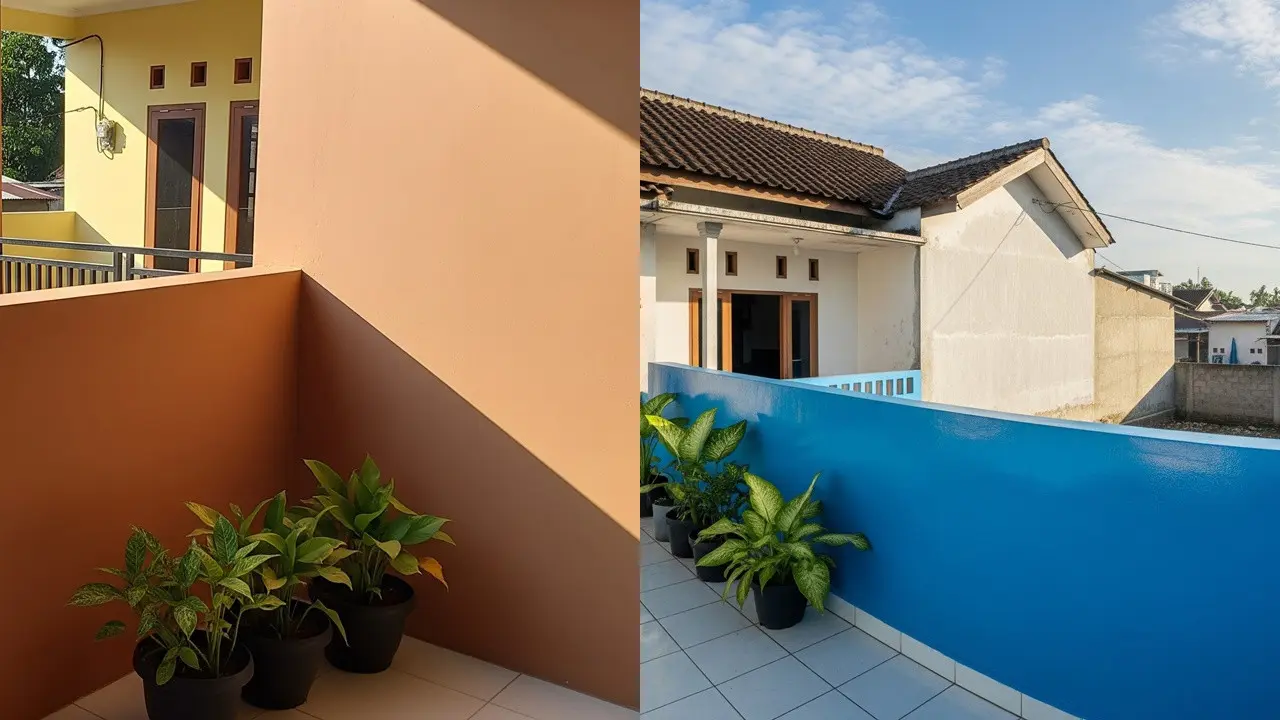 Perbandingan Cat Teras Matte vs Glossy untuk Area Outdoor