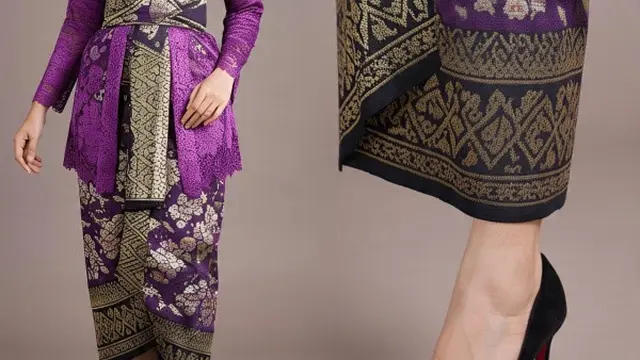 Ilustrasi Model Cardigan Brokat Tali Samping untuk Kondangan (Sumber Gambar: Meta AI)