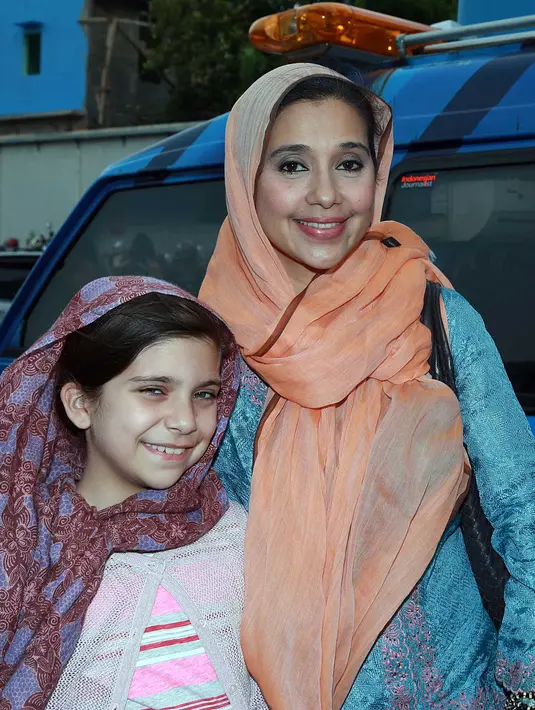 Dari pernikahannya dengan Mike Tramp, Ayu Azhari dikaruniai anak bernama Isabella Tramp. (Deki Prayoga/Bintang.com)