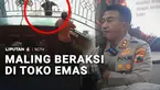 Toko emas lagi-lagi jadi sasaran pencuri. Seolah datang seperti pembeli, seorang pria tiba-tiba kabur membawa dua cincin emas.