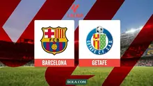 Ilustrasi Barcelona Vs Getafe, La Liga, Liga Spanyol. (Bola.com/AI)
