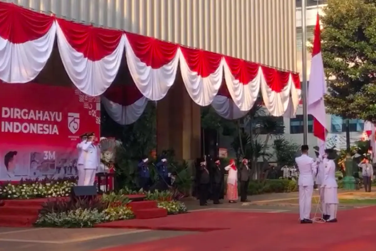 Upacara HUT RI balai Kota