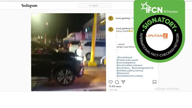 Hoaks pesawat jatuh di Tol Banyumanik