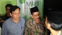 Wakil Ketua Umum‎ MUI Zainut Tauhid (sebelah kanan)(Liputan6.com/ Oscar Ferri)