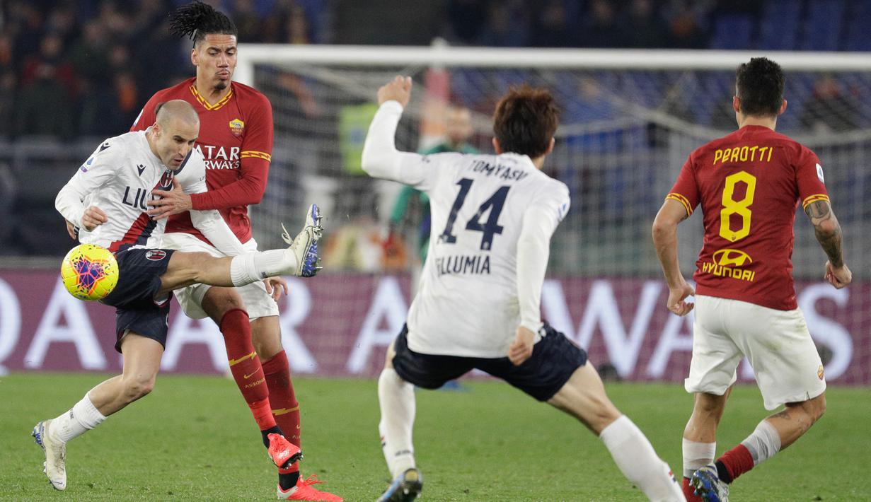 Foto As Roma Keok Dihajar Bologna Di Kandang Sendiri Bola Liputan6 Com