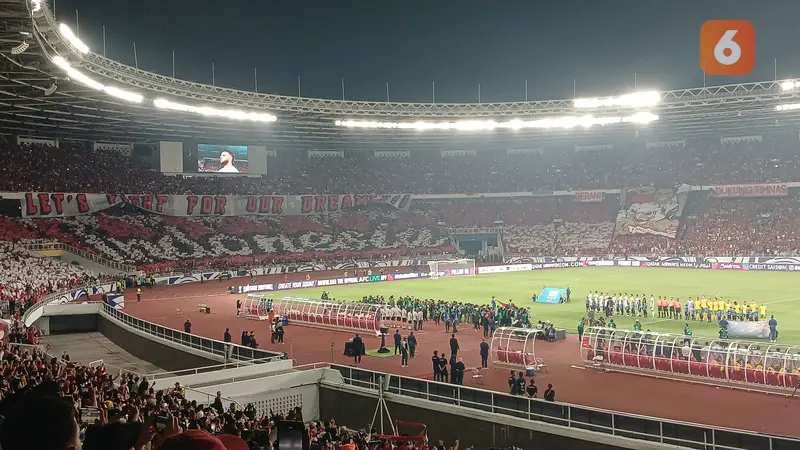 Koreo La Grande Indonesia - Timnas Indonesia Vs Timnas Australia