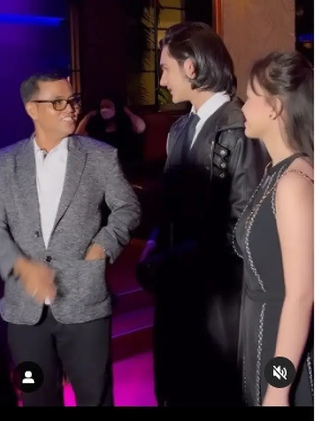 Emiliano Cortizo bertemu Haji Faisal dalam Pesta Sweet 17 Chika putri Puput (Foto: Instagram @emilianocortizo)