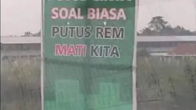 7 Potret Tulisan Lucu Himbauan Mudik Lebaran Ini Kocak Banget