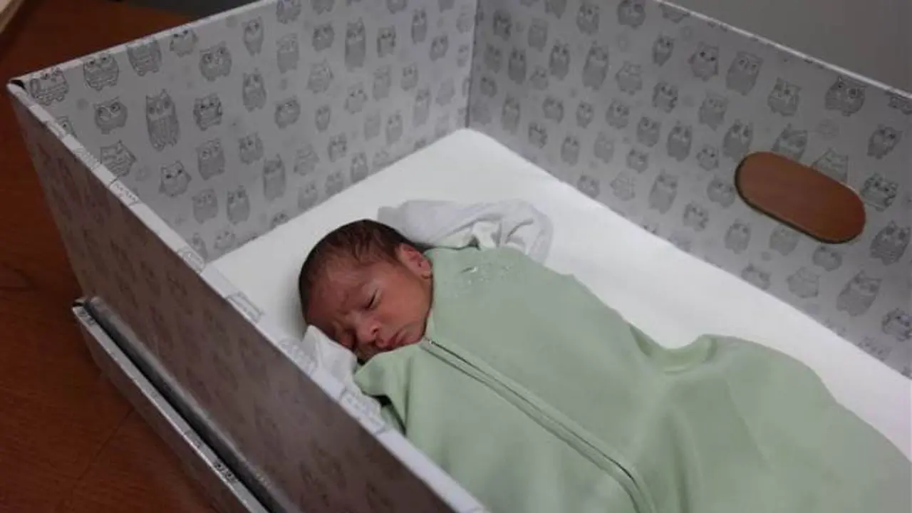 Kardus tidur bayi